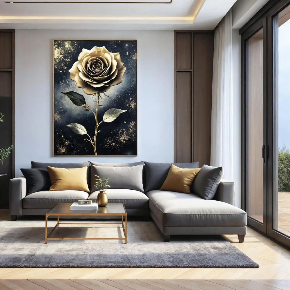 Golden Rose Kətan Tablo TB2522