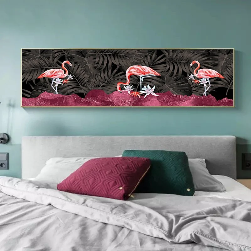 Flamingo Panoramik Kətan Tablo TB2503
