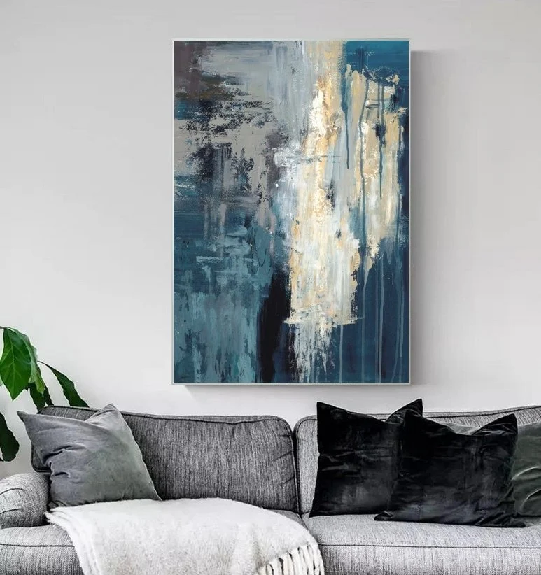 Abstract oil Painting Kətan Tablo TB2474