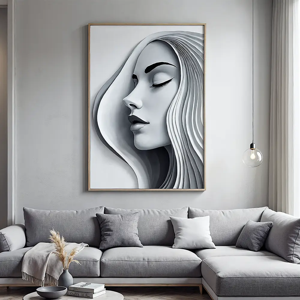 Portrait of a Woman Kətan Tablo TB2519